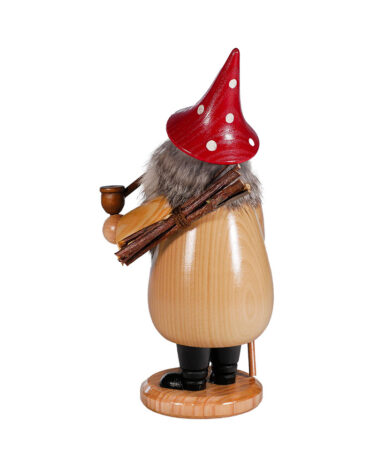 Wurzelzwerg natur Hut rot – Bild 2