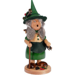 Wichtelfrau mit Reisig Grün